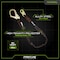 Frontline Combat 6' Single Leg Rebar Hook End Lanyard with Internal Shock Absorber LIS61R - alternate 7